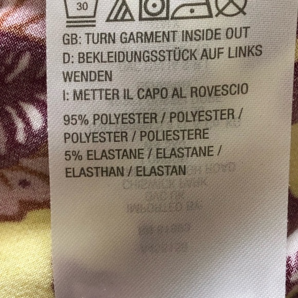 Jason Wu Floral V-Neck Multicolored Women's Long Sleeve Pullover Top Medium - Picture 6 of 9